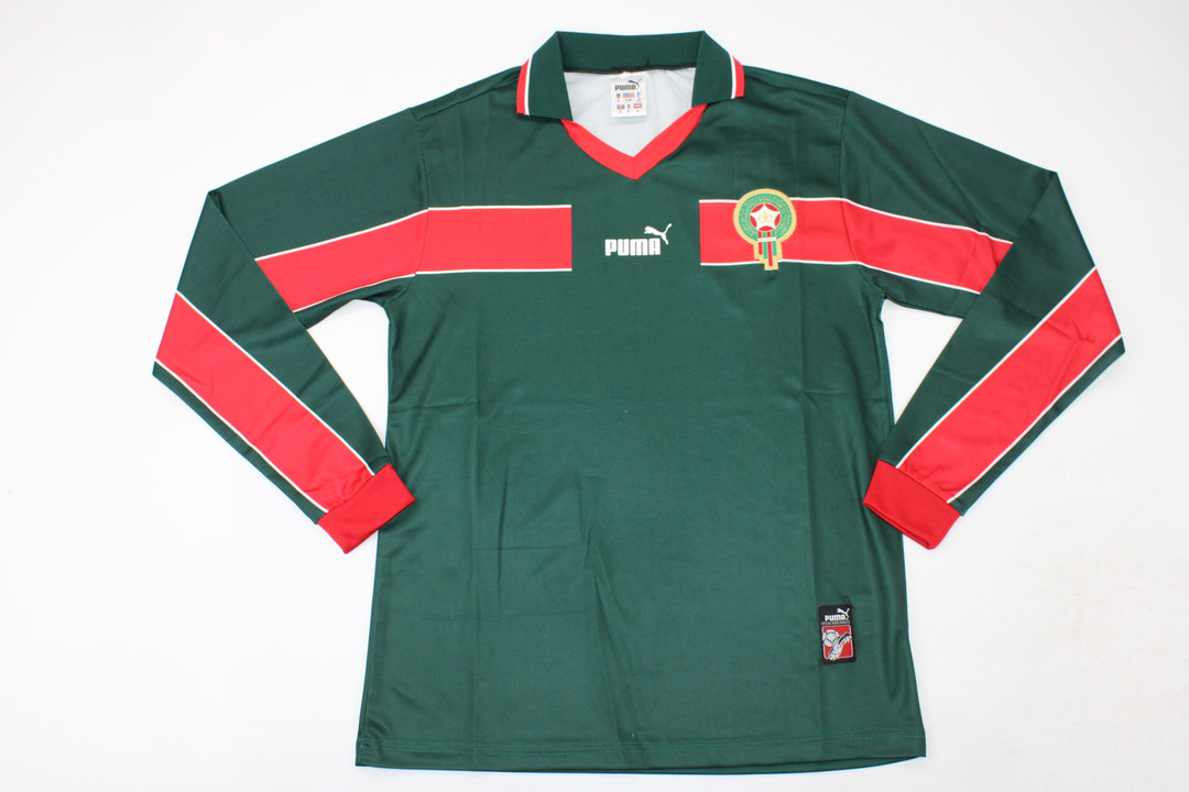 AAA Quality Morocco 1998 World Cup Home Long Jersey